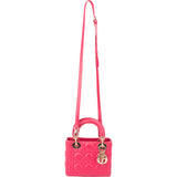 Christian Dior Quilted Leather Mini Lady Dior Handbag
