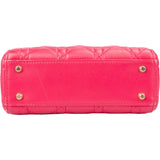 Christian Dior Quilted Leather Mini Lady Dior Handbag