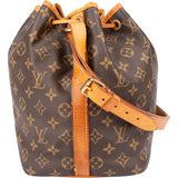 Louis Vuitton Canvas Monogram Sac Noe Petit Shoulder Bag