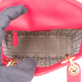 Christian Dior Quilted Leather Mini Lady Dior Handbag