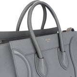 Celine Gris Leather Luggage Handbag