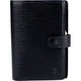 Louis Vuitton Noir Epi Leather Agenda PM