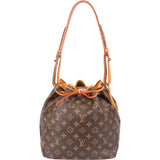 Louis Vuitton Canvas Monogram Sac Noe Petit Shoulder Bag