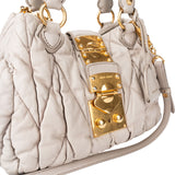Miu Miu Quilted Leather Handbag
