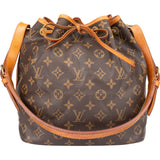 Louis Vuitton Canvas Monogram Sac Noe Petit Shoulder Bag
