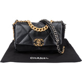 Chanel 19 Quilted Lambskin Single Flap Crossbody Bag