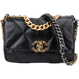 Chanel 19 Quilted Lambskin Single Flap Crossbody Bag