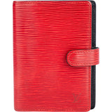 Louis Vuitton Red Epi Leather Agenda PM