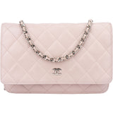 Chanel Quilted Lambskin Wallet On Chain Crossbody Bag