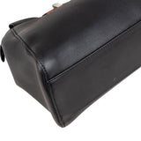 Fendi Black Leather Peekaboo Handbag