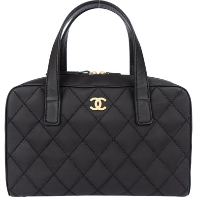 Chanel Quilted Stitch CC Handbag