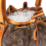 Louis Vuitton Canvas Monogram Sac Noe Petit Shoulder Bag
