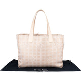 Chanel Travel Line Glitter Monogram Handbag