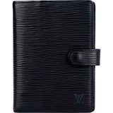 Louis Vuitton Noir Epi Leather Agenda PM