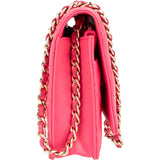 Chanel Quilted Lambskin Wallet On Chain Crossbody Bag