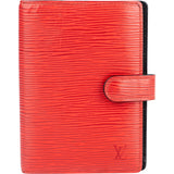 Louis Vuitton Red Epi Leather Agenda PM