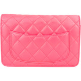 Chanel Quilted Lambskin Wallet On Chain Crossbody Bag