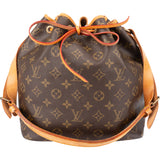 Louis Vuitton Canvas Monogram Sac Noe Petit Shoulder Bag