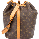 Louis Vuitton Canvas Monogram Sac Noe Petit Shoulder Bag