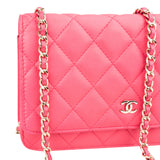 Chanel Quilted Lambskin Wallet On Chain Crossbody Bag