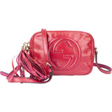 Gucci Patent Leather GG Soho Crossbody Bag