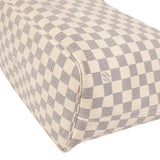 Louis Vuitton Damier Azur Monogram Neverfull MM Shopper Handbag