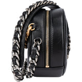 Chanel 19 Quilted Lambskin Round Crossbody Bag