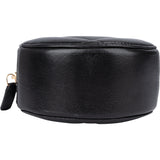 Chanel 19 Quilted Lambskin Round Crossbody Bag