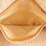 Louis Vuitton Damier Azur Monogram Neverfull MM Shopper Handbag