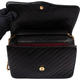 Chanel Quilted Lambskin 24K Gold Single Flap Shoulder Bag