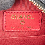 Chanel 19 Quilted Lambskin Round Crossbody Bag