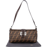 Fendi FF Monogram Baguette Shoulder Bag