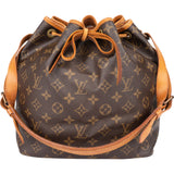 Louis Vuitton Canvas Monogram Sac Noe Petit Shoulder Bag
