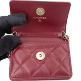 Chanel Quilted Lambskin Trendy Micro Crossbody Bag