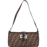 Fendi FF Monogram Baguette Shoulder Bag