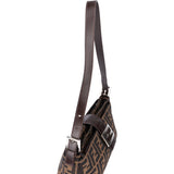 Fendi FF Monogram Baguette Shoulder Bag