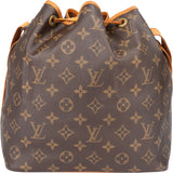 Louis Vuitton Canvas Monogram Sac Noe Petit Shoulder Bag