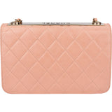 Chanel Quilted Lambskin Trendy CC Wallet On Chain Crossbody Bag