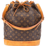 Louis Vuitton Canvas Monogram Sac Noe Grande Shoulder Bag