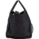 Celine Black Leather Phantom Luggage Handbag