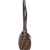 Fendi FF Monogram Baguette Shoulder Bag