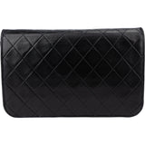 Chanel Quilted Lambskin 24K Gold Single Flap Shoulder Bag