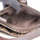 Fendi FF Monogram Baguette Shoulder Bag