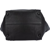 Celine Black Leather Phantom Luggage Handbag