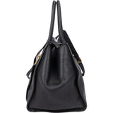 Prada Black Calfskin Vitello Handbag