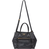Prada Black Calfskin Vitello Handbag