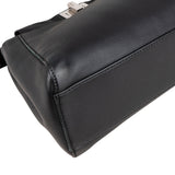 Fendi Black Leather Peekaboo Handbag