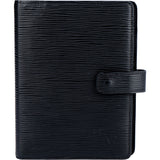 Louis Vuitton Noir Epi Leather Agenda MM