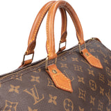 Louis Vuitton Canvas Monogram Speedy 35 Handbag