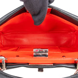 Fendi Black Leather Peekaboo Handbag